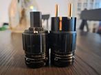 Furutech FI-28(G) & FI-E38(G) stekkers, Ophalen of Verzenden, Gebruikt, Minder dan 2 meter, Overige kabels