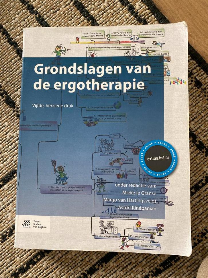 Grondslagen van de ergotherapie - Studieboek, Boeken, Studieboeken en Cursussen, Gelezen, HBO, Gamma, Ophalen of Verzenden