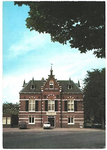 908708 Bunnik Gemeentehuis utr 1968 Postzegel afgeweekt  beschikbaar voor biedingen