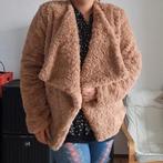 Mooie vest jasje fluffy nep bont faux fur maat L feest gala, Ophalen of Verzenden, Zo goed als nieuw, Maat 42/44 (L), Bruin