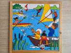Vintage Educo schoolpuzzel thema zomer / water, Ophalen of Verzenden, Meer dan 50 stukjes, Gebruikt, 4 tot 6 jaar