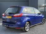 Ford Grand C-Max 1.0 Edition 1e Eigenaar,Navi,Trekhaak,Airco, Auto's, Voorwielaandrijving, Gebruikt, Blauw, Origineel Nederlands