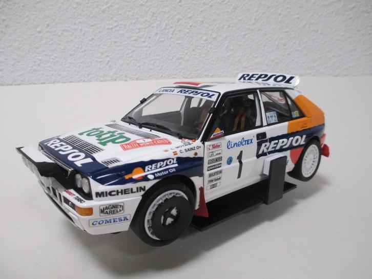 Lancia Delta HF Intergrale 1993 Monte Carlo 1/18 Kyosho, Hobby en Vrije tijd, Modelauto's | 1:18, Nieuw, Kyosho, Ophalen of Verzenden