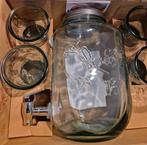 Drankdispenser met glazen - Nieuw in doos!, Ophalen of Verzenden, Nieuw