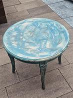 Blauw brocante tafeltje, Ophalen