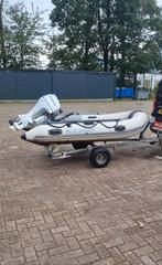 Blue Bay 280 RIB met Honda 8 PK + Trailer, Watersport en Boten, Gebruikt, Benzine, Minder dan 70 pk, Overige materialen