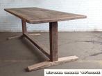 Geborstelde oud eiken barnwood bureau/ tafel - maatwerk, Huis en Inrichting, Bureaus, Ophalen, Nieuw, Bureau