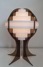 Vintage tafellamp Flemming Brylle & Preben Jacobsen, Kunststof, 50 tot 75 cm, Space-age, Ophalen of Verzenden