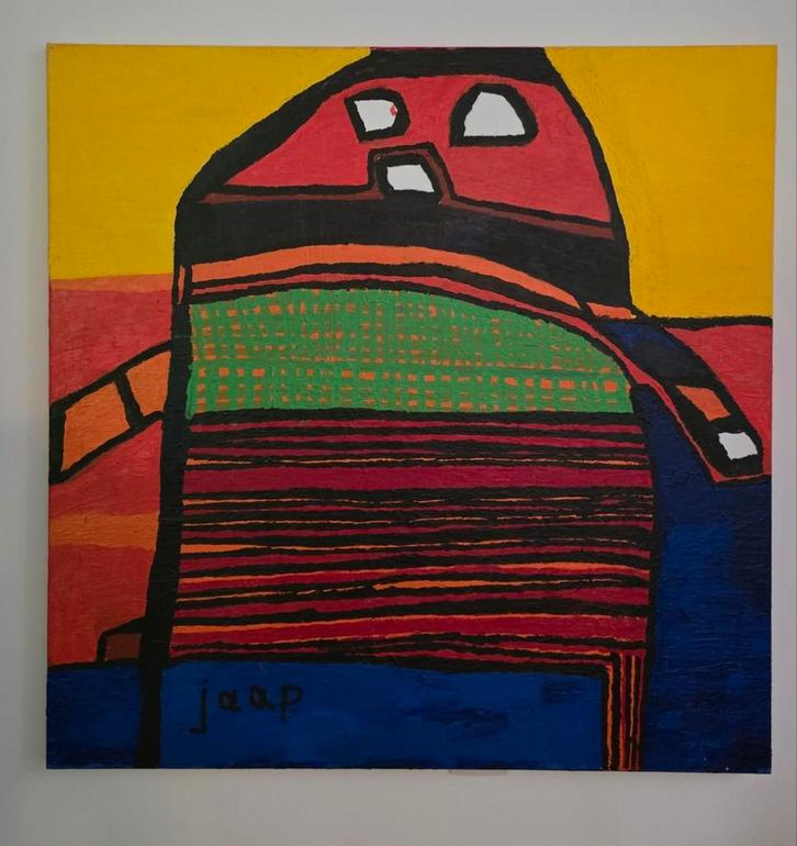 Portret by Jaap, Antiek en Kunst, Kunst | Schilderijen | Modern, Ophalen