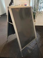 Stabiel stoepbord metaal, Ophalen, Zo goed als nieuw, Reclamebord