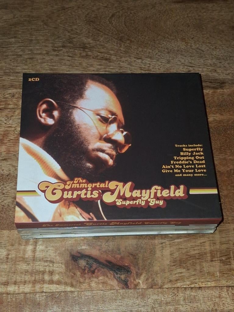 Curtis Mayfield - The Immortal Superfly Guy (2CD), Ophalen of Verzenden, Zo goed als nieuw, R&B