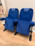 Bioscoopstoelen in nette staat, Huis en Inrichting, Fauteuils, Ophalen, Gebruikt, 75 tot 100 cm, 50 tot 75 cm