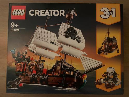 Lego Creator 3 in 1 - Piratenschip - Nieuw -31109, Kinderen en Baby's, Speelgoed | Duplo en Lego, Nieuw, Lego, Complete set, Ophalen