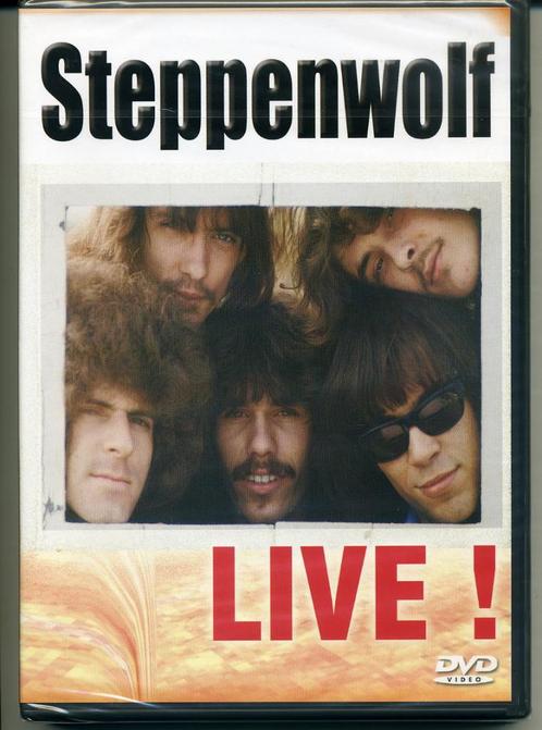 Steppenwolf LIVE ! 21 nrs DVD 2004 NIEUW GESEALD, Cd's en Dvd's, Dvd's | Muziek en Concerten, Nieuw in verpakking, Muziek en Concerten