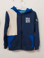 Vest kleurblokken wit blauw "sea surf waves" capuchon NIEUW, Europe Kids, Trui of Vest, Nieuw, Ophalen of Verzenden