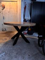 Eerkamer tafel, Rond, Zo goed als nieuw, Vier personen, Ophalen