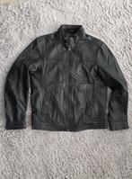 Zwarte Hugo Boss Leren Jas, Kleding | Heren, Maat 52/54 (L), Zwart, Ophalen of Verzenden, Zo goed als nieuw