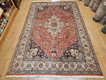 Vintage handgeknoopt perzisch tapijt sarough 302x198 beschikbaar voor biedingen