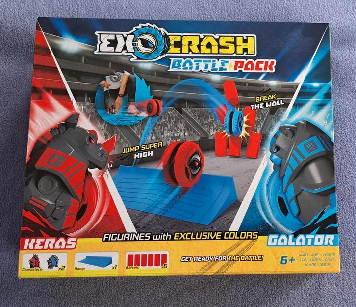 Exocrash Battle Pack ZGAN Compleet, Kinderen en Baby's, Speelgoed | Overig, Zo goed als nieuw, Jongen of Meisje, Ophalen