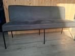 Grijze bank met metalen poten, Antiek en Kunst, Ophalen
