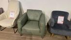 Fauteuil stoel dik leer groen nieuw lounge seat, Ophalen, Nieuw, Leer