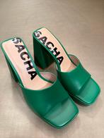 SACHA Groene Sandalen Hak - Nieuw!, Ophalen of Verzenden, Nieuw, Groen, Sandalen of Muiltjes