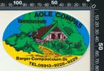 Sticker: Veenmuseum Het Aole Compas - Barger Compascuum (2), Overige typen, Ophalen of Verzenden, Zo goed als nieuw