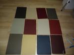 12 stalen soepel echt leer 30 x 20 cm, Verzenden, Leer of Kunstleer, Nieuw, 30 tot 120 cm