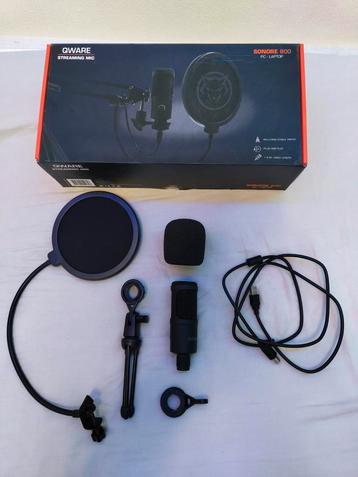Qware sonore 800 streaming/gaming mic beschikbaar voor biedingen