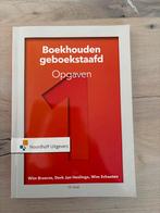 Boekhouden Geboekstaafd Opgaven 1, Ophalen of Verzenden, Zo goed als nieuw, Overige niveaus, Bedrijfseconomie of M&O