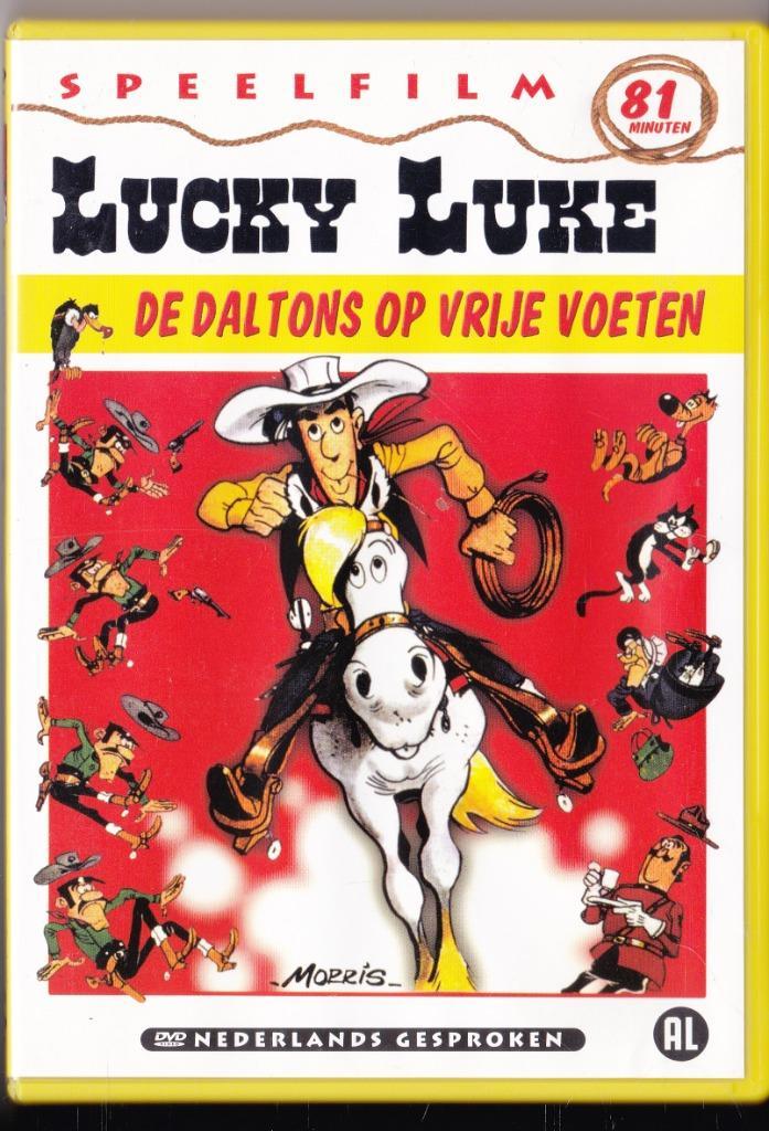 Lucky Luke De Daltons op vrije voeten, Cd's en Dvd's, Dvd's | Tekenfilms en Animatie, Amerikaans, Tekenfilm, Alle leeftijden, Ophalen of Verzenden
