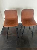 2 Bronx71 barkrukken suède okergeel, 2 krukken, Ophalen, Metaal, 60 tot 90 cm