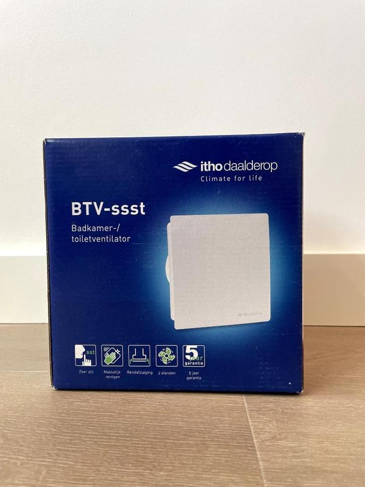 Itho Daalderop BTV-SSST Badkamer-/toiletventilator, Doe-het-zelf en Verbouw, Ventilatie en Afzuiging, Nieuw, Ventilator, Ophalen of Verzenden