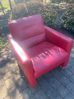 Rode fauteuils (3), Huis en Inrichting, Stoelen, Ophalen, Gebruikt, Drie, Leer