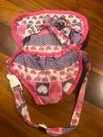 Draagzak voor Pop - Roze met Hartjes, Overige merken, Gebruikt, Ophalen of Verzenden, Buik