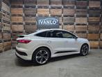 Audi Q4 Sportback e-tron 50 Quattro S edition 77 kWh S-Line, Auto's, Automaat, Gebruikt, Zwart, Leder en Stof