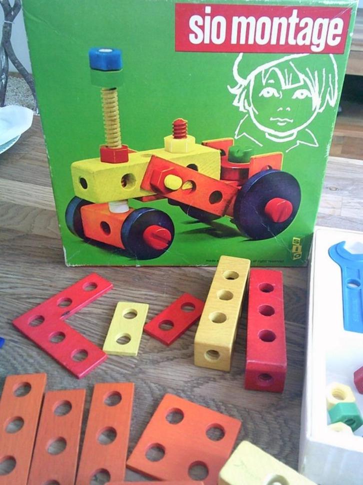 Sio montage tractor constructie zelf maken hout/plastic, Kinderen en Baby's, Speelgoed | Educatief en Creatief, Gebruikt, Bouwen