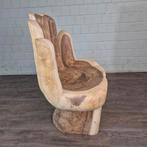 26147 Stoel Hout Hand Teak 1,02 m, Ophalen, Bruin, Nieuw, Eén