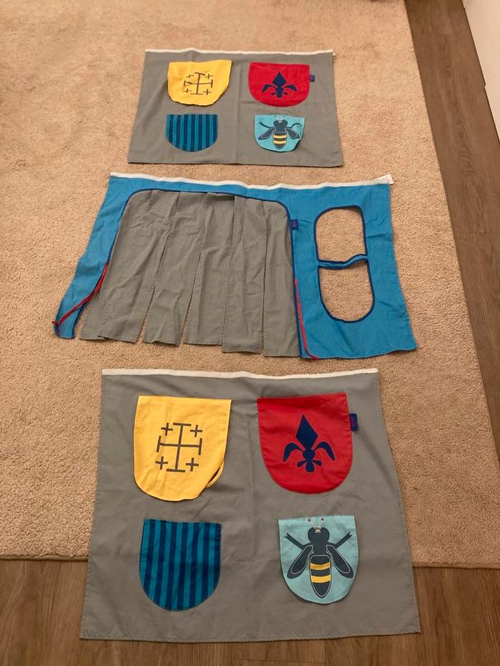 Speelgordijnen Ridder Flexa Half Hoogslaper, Kinderen en Baby's, Speelgoed | Overig, Gebruikt, Jongen of Meisje, Ophalen of Verzenden