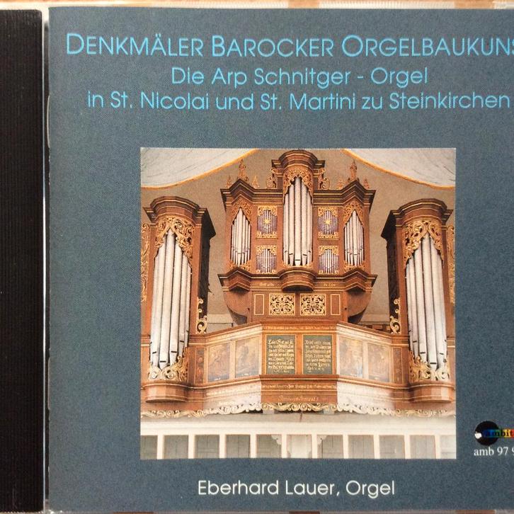 Orgel _ Eberhard Lauer, Schnitger orgel, Steinkirchen, Cd's en Dvd's, Cd's | Klassiek, Zo goed als nieuw, Overige typen, Barok