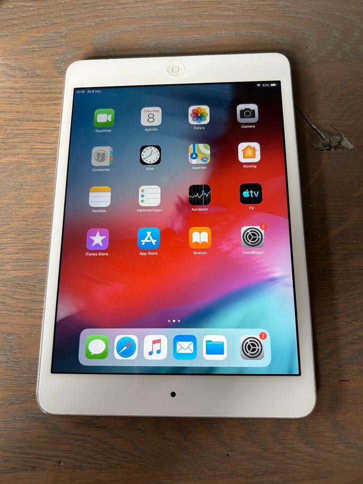 iPad Mini 2 Retina met 32GB wifi werkt perfect, Computers en Software, Apple iPads, Zo goed als nieuw, Apple iPad, Wi-Fi, 8 inch