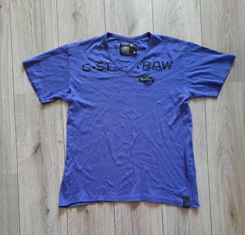 G-Star Raw paars T-shirt maat XL
 beschikbaar voor biedingen