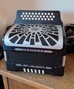HohnerRey Vallenato zwart ADG  Zgan, gekocht in april 2025., Muziek en Instrumenten, Accordeons, Ophalen, Overige formaten, Zo goed als nieuw
