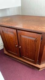 Houten kast met deuren, Huis en Inrichting, Gebruikt, Eikenhout, 25 tot 50 cm, Met deur(en)