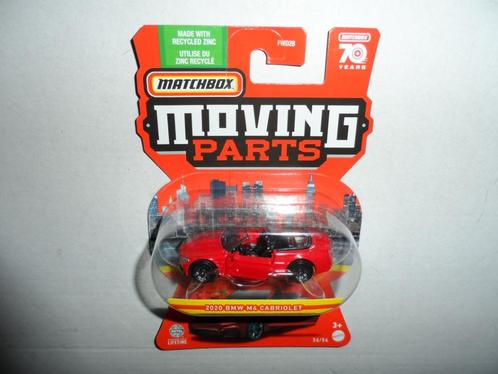 Matchbox Moving Parts - 2020 BMW M4 Cabriolet (rood) 1:64, Hobby en Vrije tijd, Modelauto's | Overige schalen, Nieuw, Auto, Ophalen of Verzenden