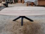 Deens ovalen eettafel (200x110x4), 100 tot 150 cm, Eikenhout, Ophalen of Verzenden, Vijf personen of meer