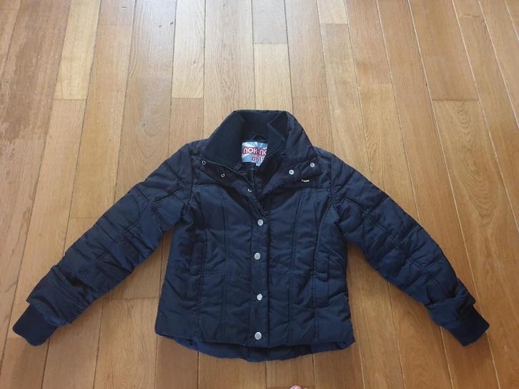 Zgan zwarte winterjas 140 meisje jas zwart, Kinderen en Baby's, Kinderkleding | Maat 140, Zo goed als nieuw, Meisje, Jas, Ophalen of Verzenden
