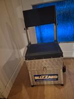 Viskist met zitje - Gebruikt, Ophalen of Verzenden, Gebruikt, Koffer of Tas