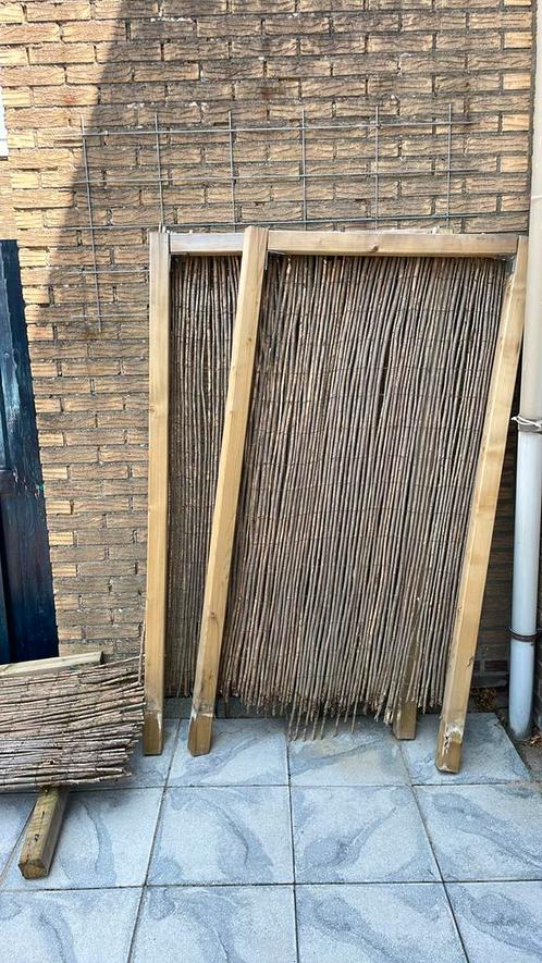 Bamboe schutting, Tuin en Terras, Tuinschermen, Gebruikt, 200 cm of meer, Ophalen
