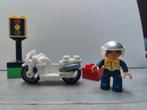 Lego Duplo Politie Agent met Motor uit set 5679, Ophalen of Verzenden, Zo goed als nieuw, Duplo